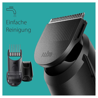 Braun All-In-One Bartpflege Bodygroomer Set, 6-in-1 Barttrimmer, Trimmer/Haarschneider Herren, Haars