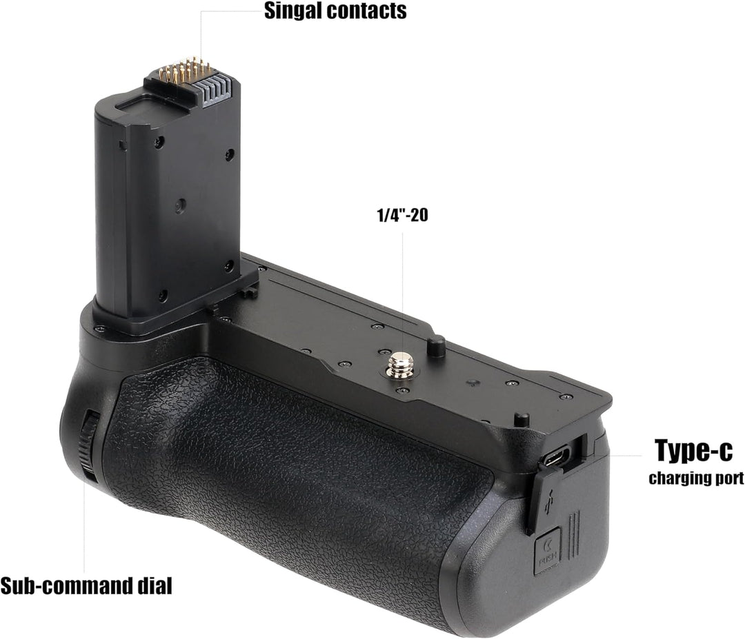 FOTGA Vertikaler Batteriegriff Multi-Power-Pack für Nikon Z8 Kamera Ersatz MB-N12, Stützen Sie bis z