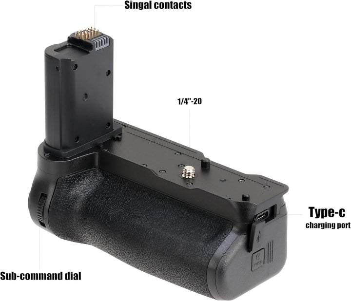 FOTGA Vertikaler Batteriegriff Multi-Power-Pack für Nikon Z8 Kamera Ersatz MB-N12, Stützen Sie bis z