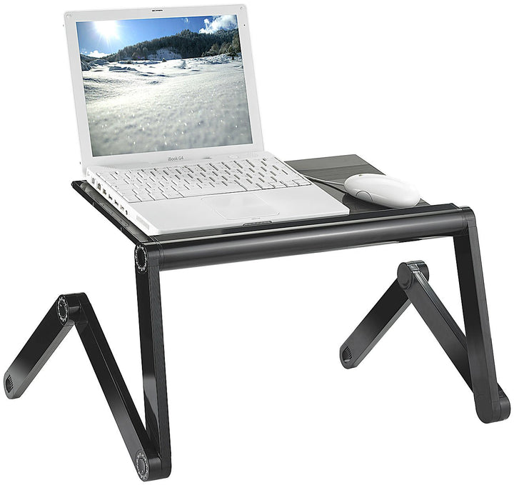 Laptop Auflage: Hochflexibler Alu-Arbeitstisch für Notebook, Tablet etc (Beamer Ständer, Notebook Ha