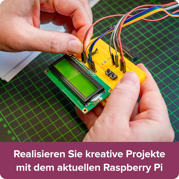 FRANZIS 67219 - Mach's einfach Raspberry Pi 5 für Einsteiger, inkl. Allen Bauteilen und umfangreiche