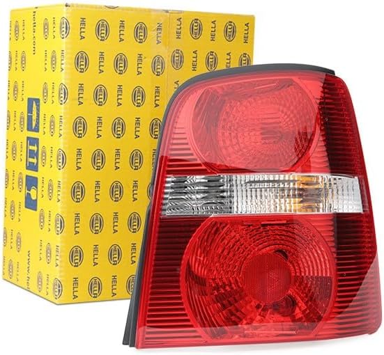 HELLA 2VP 008 759-061 Heckleuchte - Glühlampe - glasklar/rot - rechts - für u.a. VW Touran (1T1, 1T2