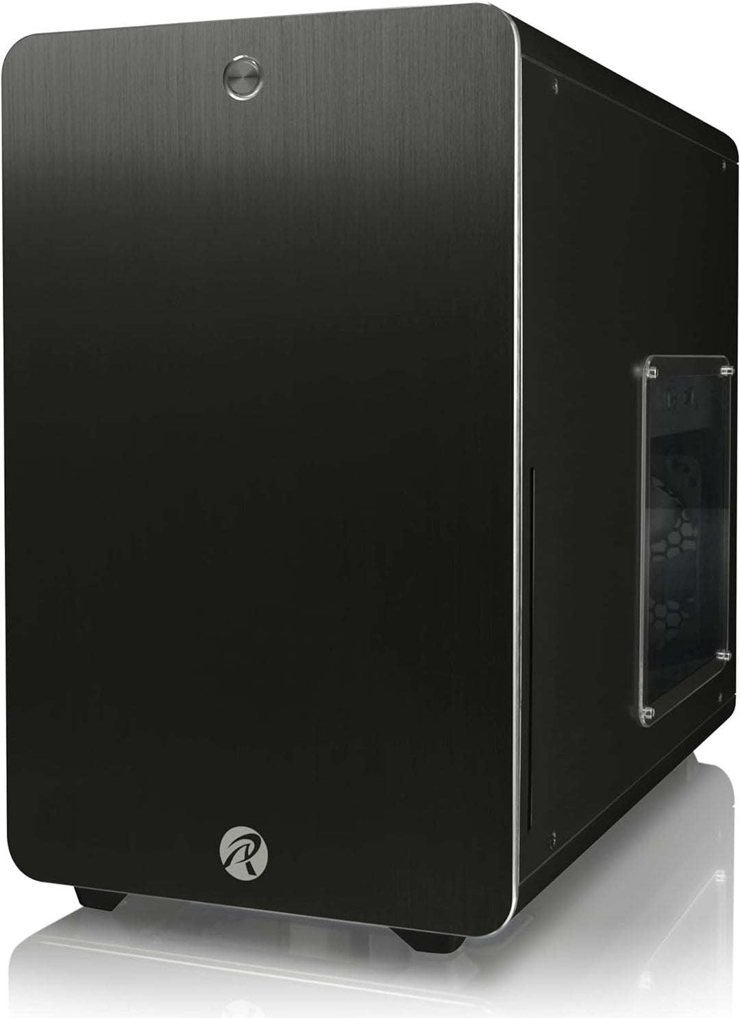 RAIJINTEK Styx Micro-ATX Tower Computer Fall – Schwarz, schwarz