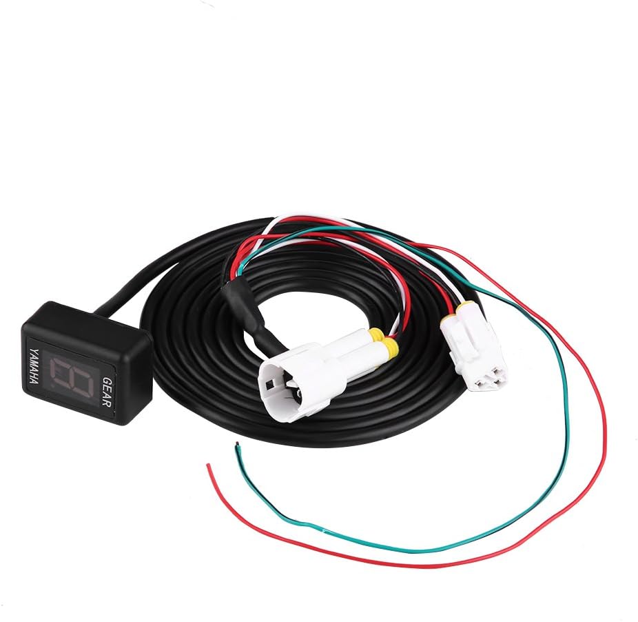 KIMISS Motorrad ECU Stecker Halterung 6 Gang Digital Anzeige Anzeige für FZ-16 FZ-S FZ400