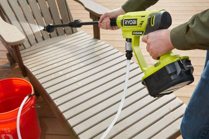 RYOBI 18 V ONE+ Akku-Mitteldruckreiniger RY18PW22A-125 (Reinigen von Fahrzeugen/Oberflächen, max. Dr