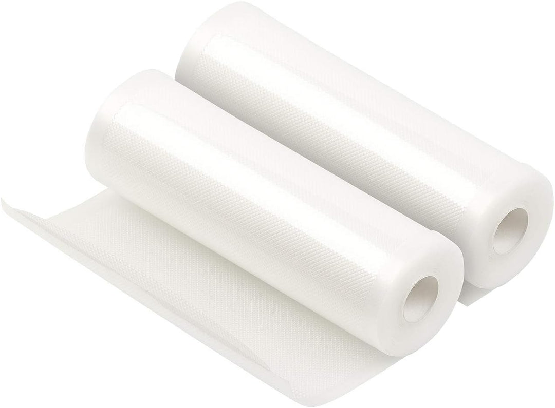 Rosenstein &amp; Söhne Folienbeutel-Vakuumierer: 2in1-Vakuumierer mit 10 Folien je 20x25 cm und Folienro