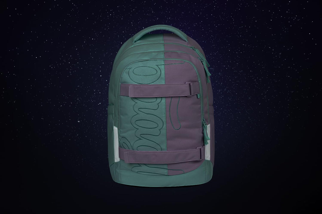 Baagl Schulrucksack für Jungen Mädchen Teenager - Skate Max - Skateboard Rucksack - Kinderrucksack m