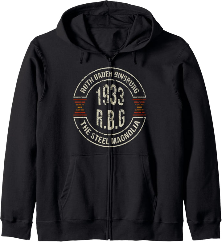 RBG Ruth Bader Ginsburg The Steel Magnolia Feministisch Kapuzenjacke