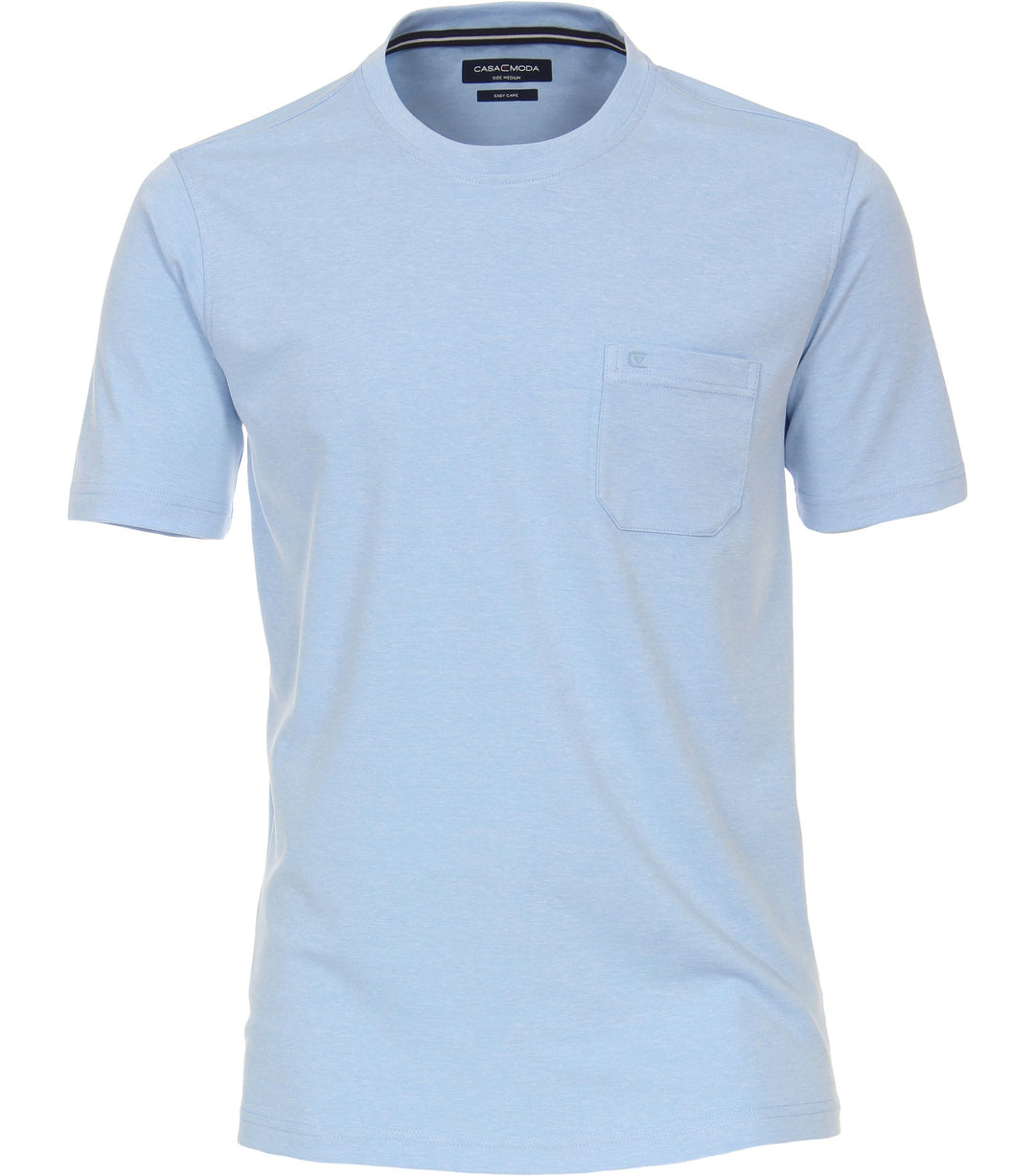 CASAMODA T-Shirt Uni L Hellblau, L Hellblau