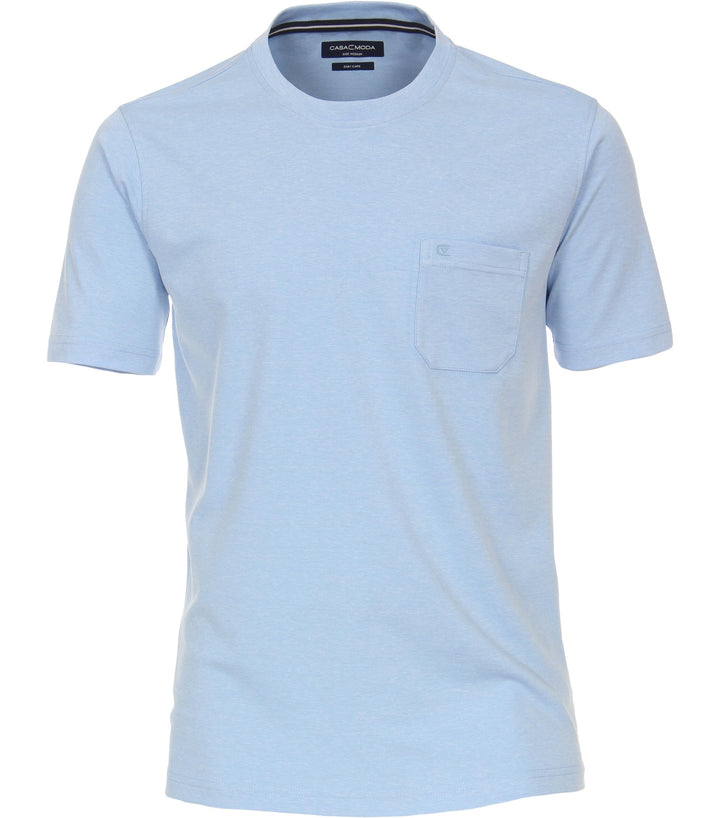 CASAMODA T-Shirt Uni L Hellblau, L Hellblau