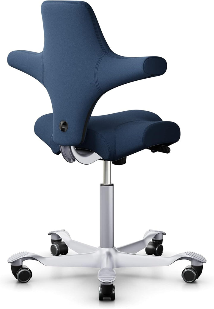 HAG Capisco 8106 Stoff Xtreme Bürodrehstuhl - Standard Gasfeder 200 mm - Sitzhöhe 47-65,5 cm - weich