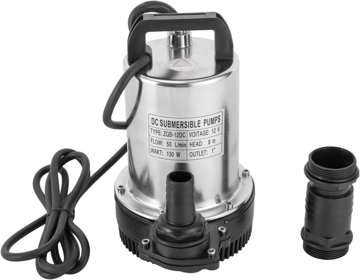 DC 12V Tauchpumpe Wasserpumpe, 50L/min Tauchwasserpumpe Teichpumpe Umwälzpumpe Keramik Pumpenkern St