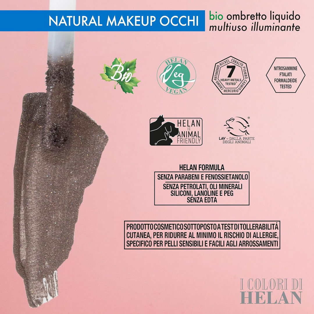 Helan I Colori di Helan – Mehrzweck-Lidschatten mit leuchtendem Effekt, ideal als flüssiges Rouge, G