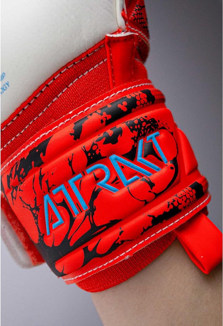 Reusch Herren Attrakt Grip Torwarthandschuhe 10 Bright Red / Future Blue, 10 Bright Red / Future Blu