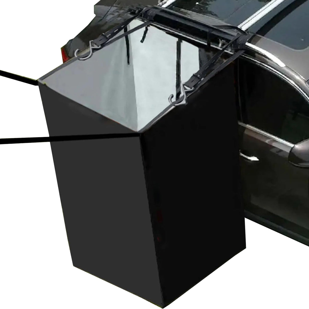 Schwarz Camping Dushzelt, 180X100X100CM Universal Outdoor Privatsphäre Campingdusche Abdeckhaube, Tr