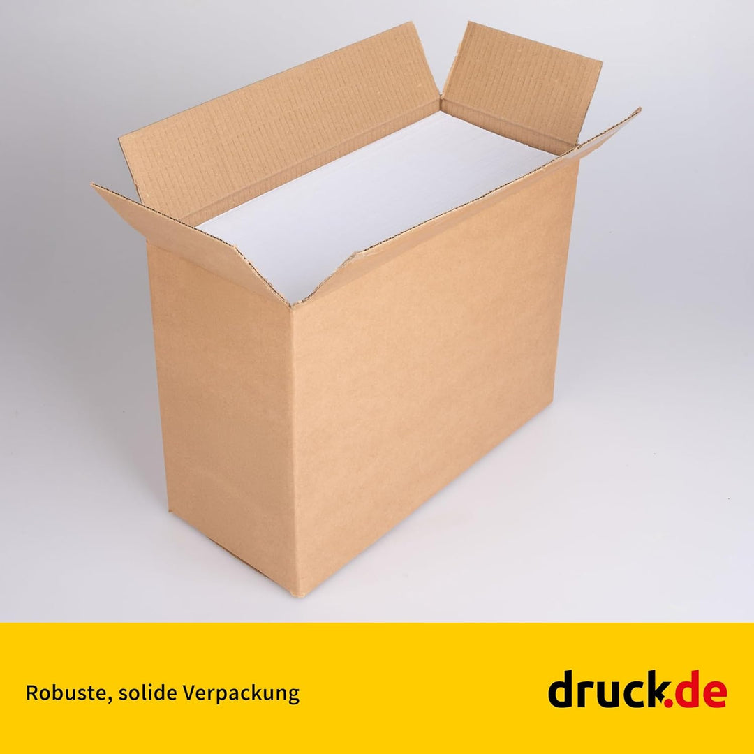 250 Briefumschläge - C4 Tasche mit Fenster - 229x324 mm - weisse Papierumschläge - selbstklebend - U