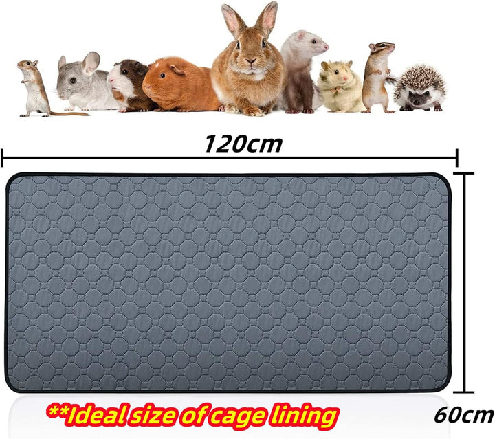 1 Stück Meerschweinchen-Käfigeinlagen60*120cm waschbare Meerschweinchen-PIPI-Pads,rutschfeste Wieder