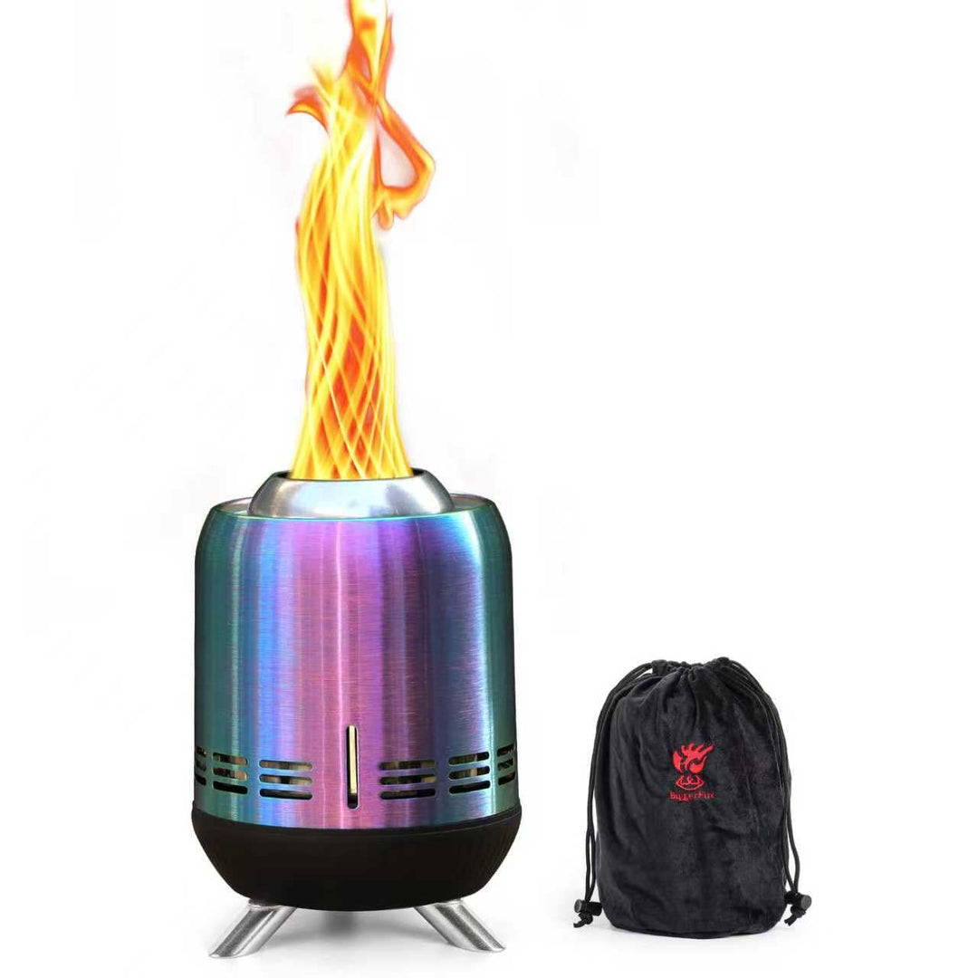 Tragbare Tisch-Feuerstelle, rauchfreie Tisch-Feuerstelle, raucharme Mini-Feuerstelle für den Aussenb