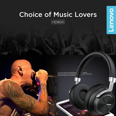 Lenovo HD800 Headphones Black