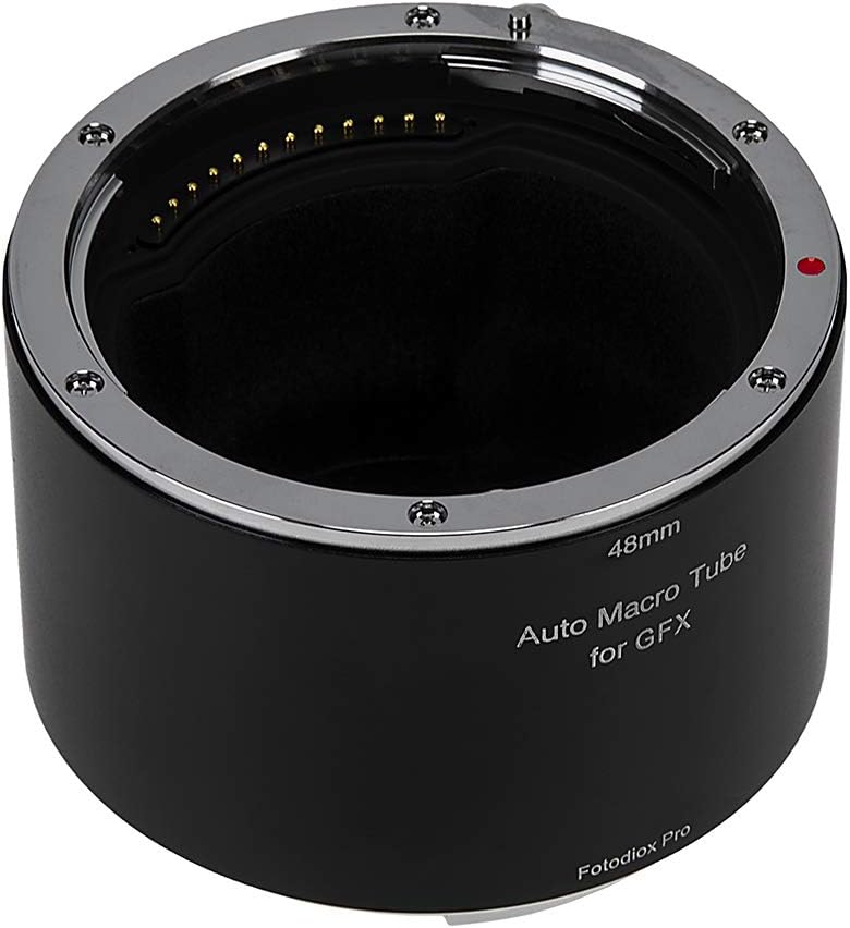 Fotodiox Pro 48mm Automatic Macro Extension Tube Compatible with Fujifilm GFX G-Mount Cameras Auto E