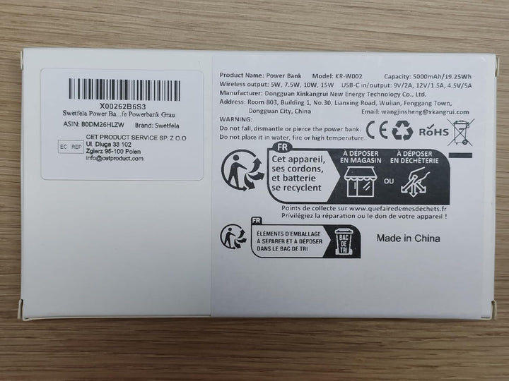 5000mAh für Magsafe Powerbank Mini 22,5W Power Bank USB C in Out Schnellaufladung, Wireless Magnetis