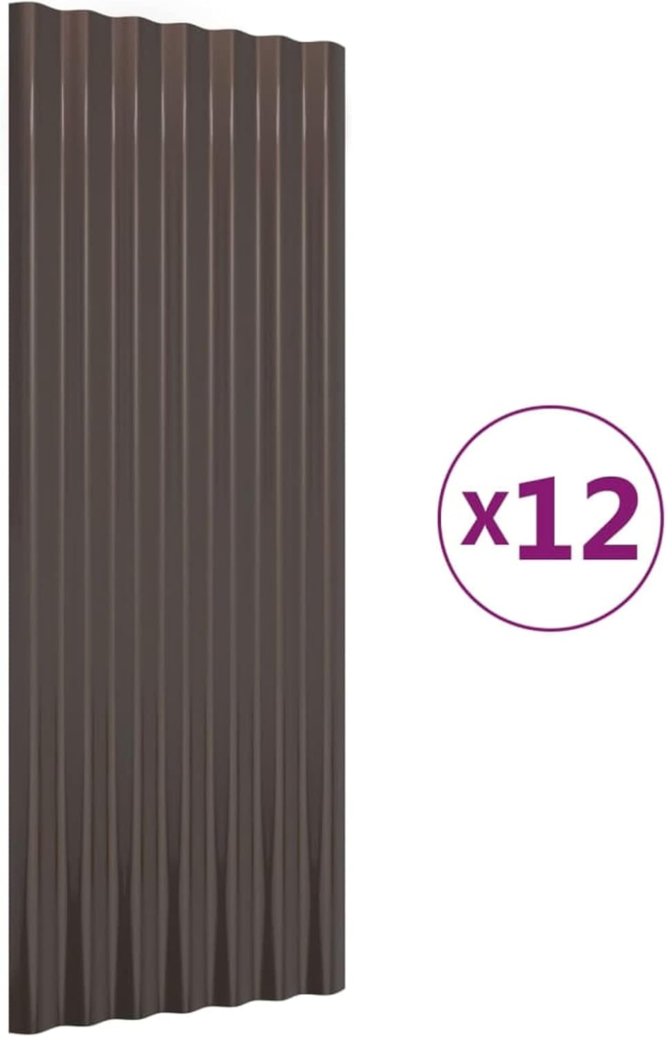 Dachpaneele 12 STK. Dachblech Stahlblech Dach Dachplatten Metalldachpaneele Dachblech für Dach, Schu