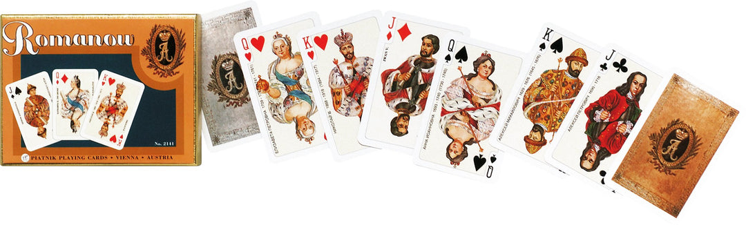 Romanov, Bridge Romme Spielkarten