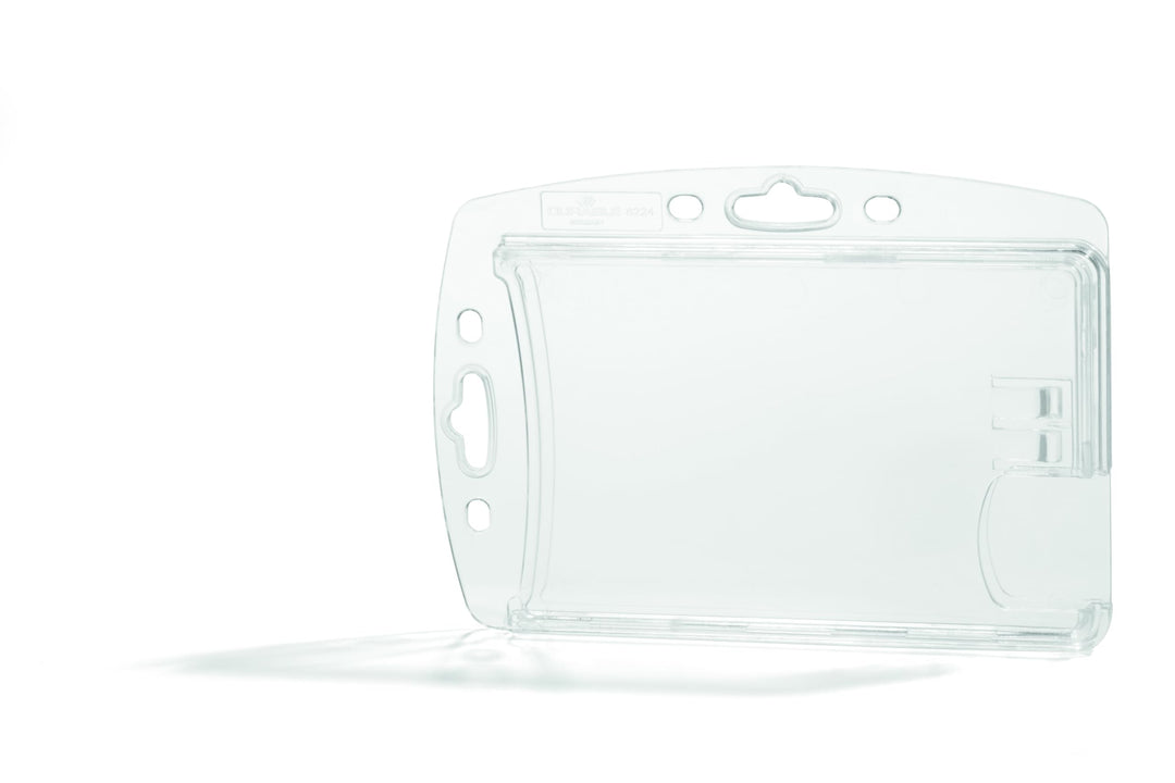 Durable Doppelbox für 2 Betriebs-/Sicherheitsausweise im Format 54 x 85 mm, Packung à 10 Stück, tran