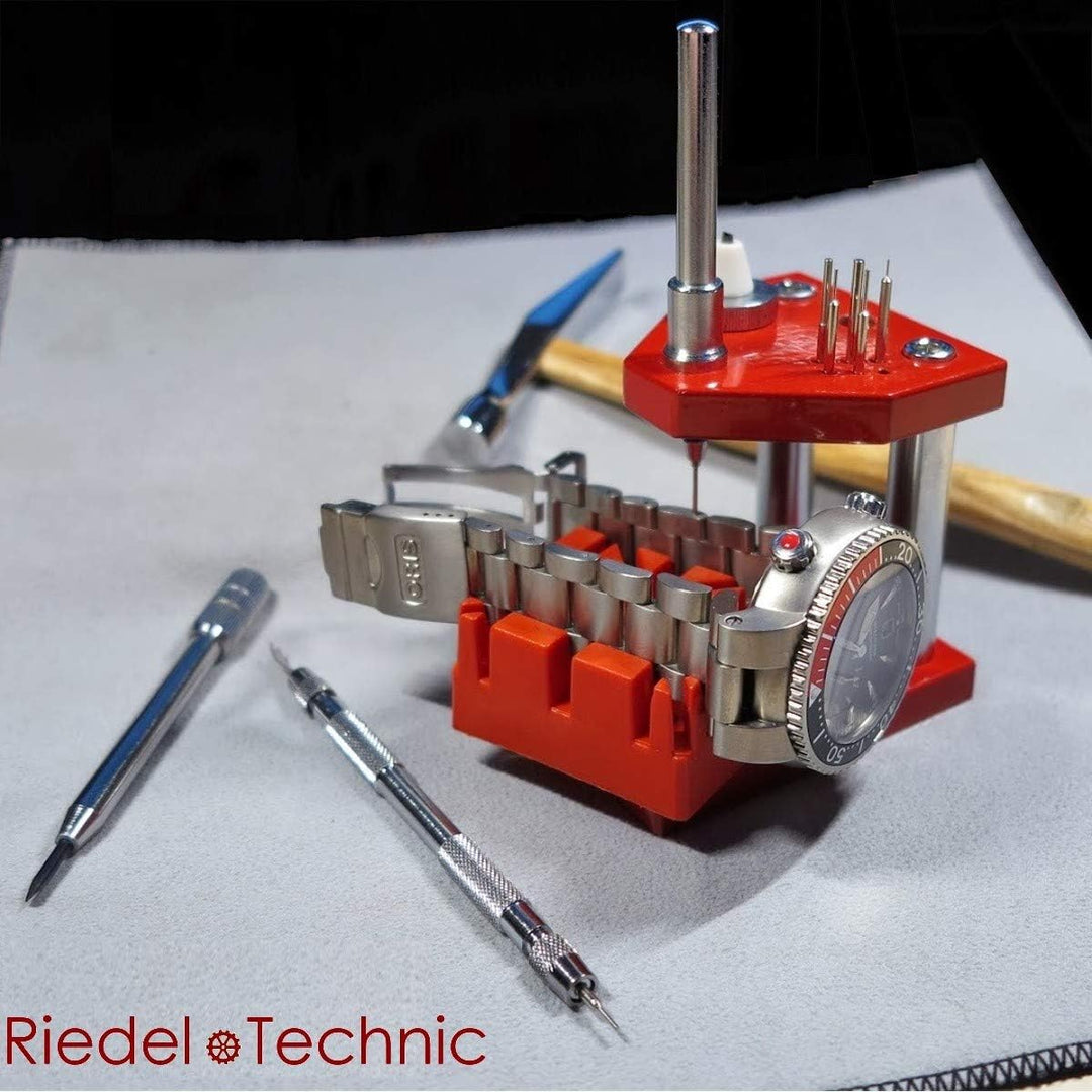 Armbandkürzer Set RIEDEL TECHNIC Xtreme - Uhrenwerkzeug zum professionellen Kürzen von Uhren-Metalla