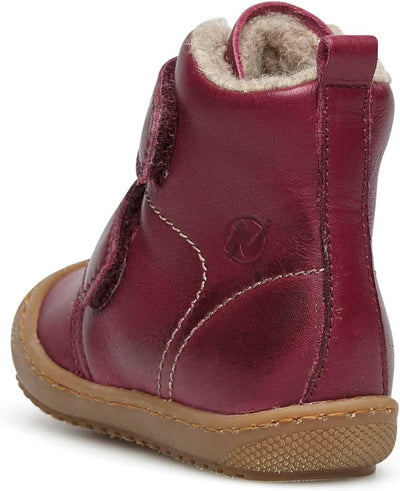 Naturino BUBBLE VL-Stiefeletten aus gefüttertem Nappaleder 18 EU Bordeaux, 18 EU Bordeaux