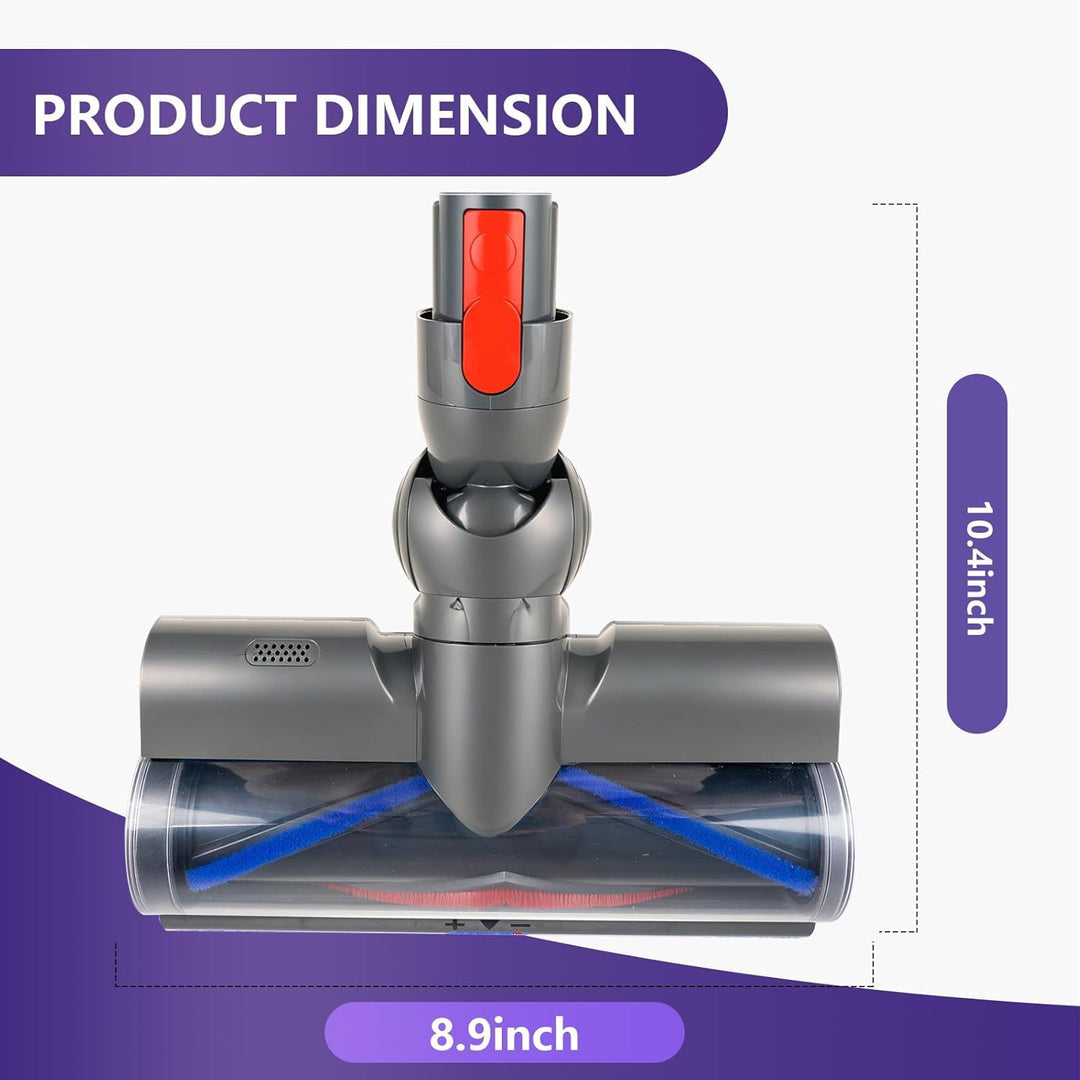 Torque Drive Bodendüse für Dyson V7 V8 V10 V11 V15 Anti-Tangle EinstellbareSaugkraft Elektrische Bod