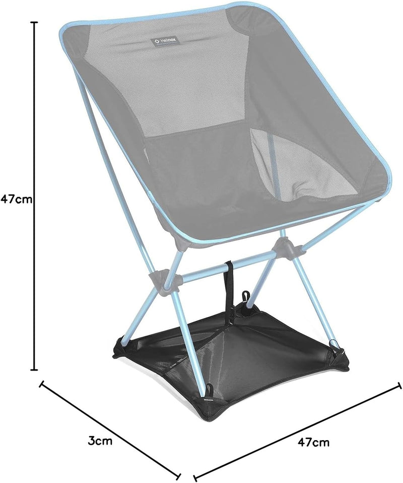 Helinox Ground Sheet | Dieses leicht verstaubare, unentbehrliche Zubehör hilft dabei, Stuhl am Einsi