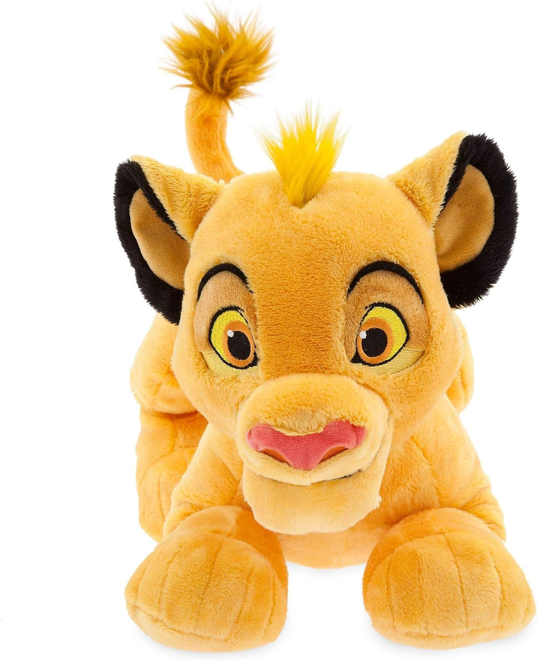 Disney Store Stofftier Simba, König der Löwen, 41 cm / 16", aus weichem Plüschmaterial mit Stickerei