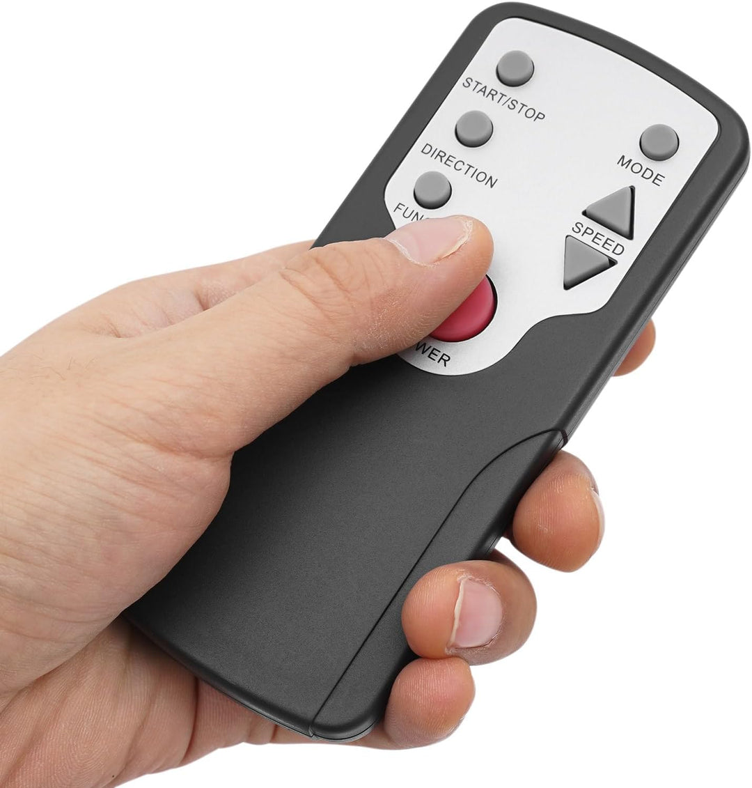 Tragbarer Fusstrainer mit Fernbedienung, tragbarer Fusstrainer mit 12 Geschwindigkeitsstufen, LCD-Fu