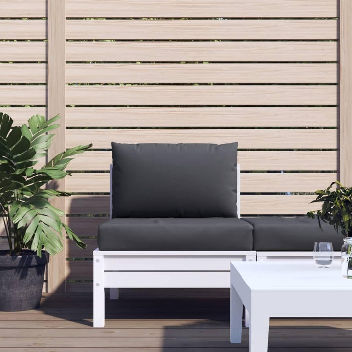 vidaXL Palettensofa-Auflagen 2 Stk. Anthrazit Stoff, Anthrazit