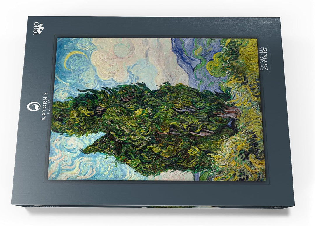 Cypresses (1889) by Vincent Van Gogh - Premium 1000 Teile Puzzle - MyPuzzle Sonderkollektion von Æpy