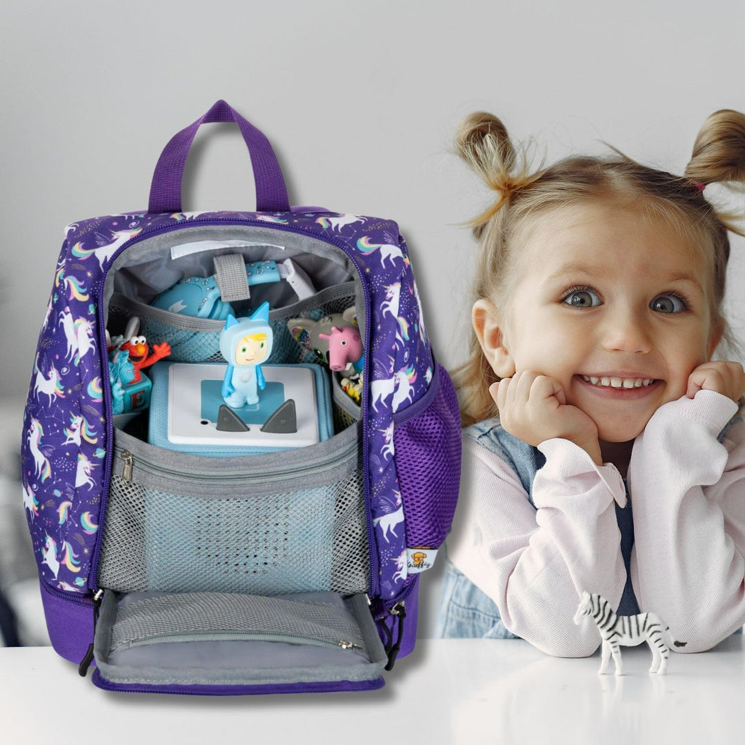 Kindergartenrucksack ab 2 Jahre – Für Mädchen & Jungen – Mit isoliertem Fach für Brotdose – Tonie Ta
