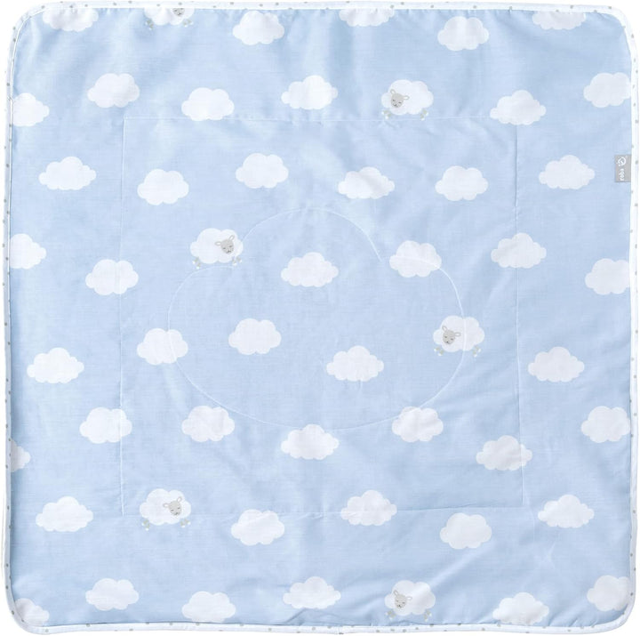 roba Babydecke Kleine Wolke aus Baumwolle - 80 x 80 cm - Kuscheldecke zum Schlafen, Krabbeln &amp; Spiel