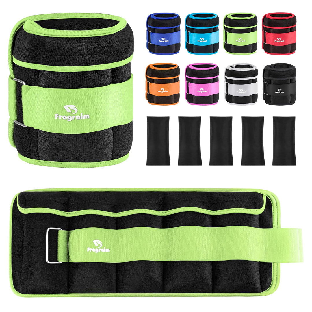 Gewichte für Beine und Arme, Verstellbares Gewichtsmanschetten fuss, Paar(2er Set) von 1.5kg-10kg Ge