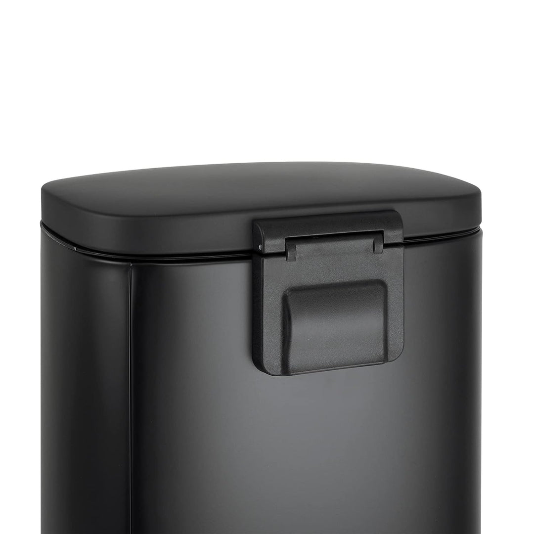 SVITA TQ30 Mülleimer Treteimer Abfalleimer 30L Inneneimer rund Kücheneimer 30L (Schwarz), Schwarz