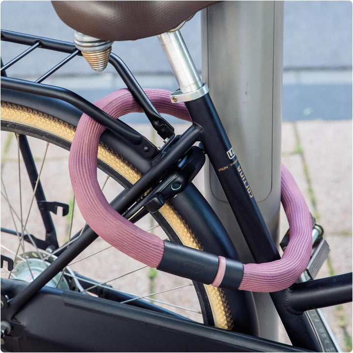 ABUS Kettenschloss Goose Lock 4204K - biegsames, klapperfreies Fahrradschloss aus gehärtetem Stahl -