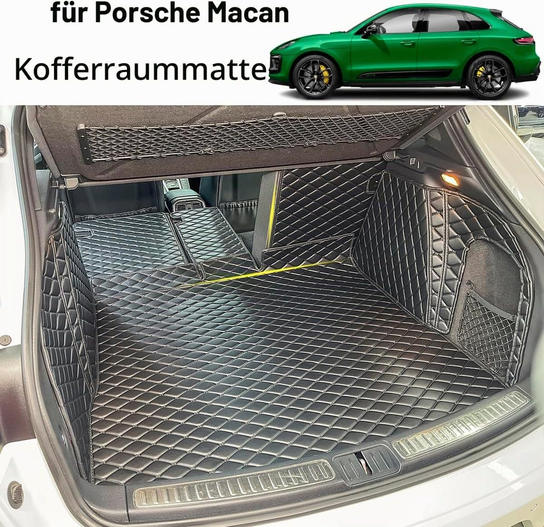 Kofferraumwanne kompatibel mit 2014-2026 Porsche Macan (Benzinmodell) Kofferraummatte Kofferraum sch