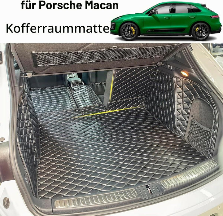 Kofferraumwanne kompatibel mit 2014-2026 Porsche Macan (Benzinmodell) Kofferraummatte Kofferraum sch