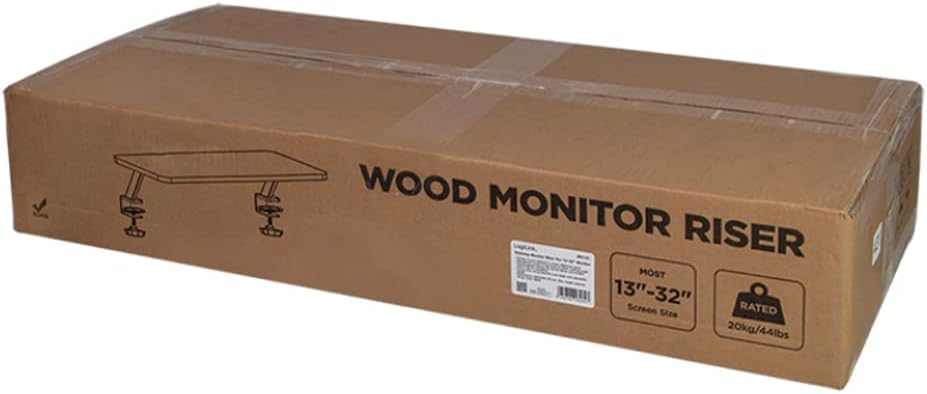 LogiLink TV- Monitorerhöhung, max. Belastung 20kg, zum Einklemmen an den Schreibtisch (Tischplatte b