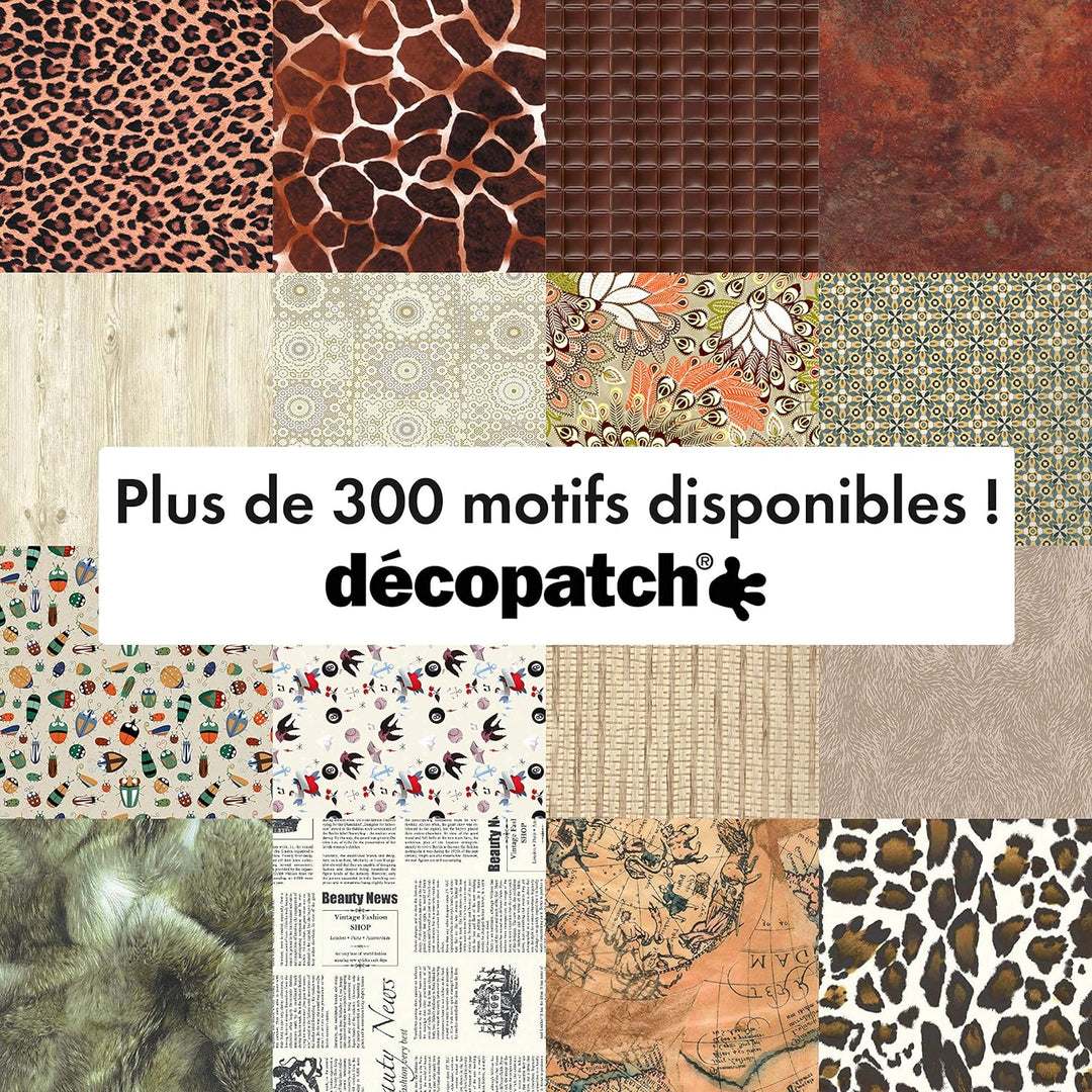 Décopatch Papier No. 770 Packung mit 20 Blätter (englische Zeitung, 395 x 298 mm, ideal für Ihre Pap