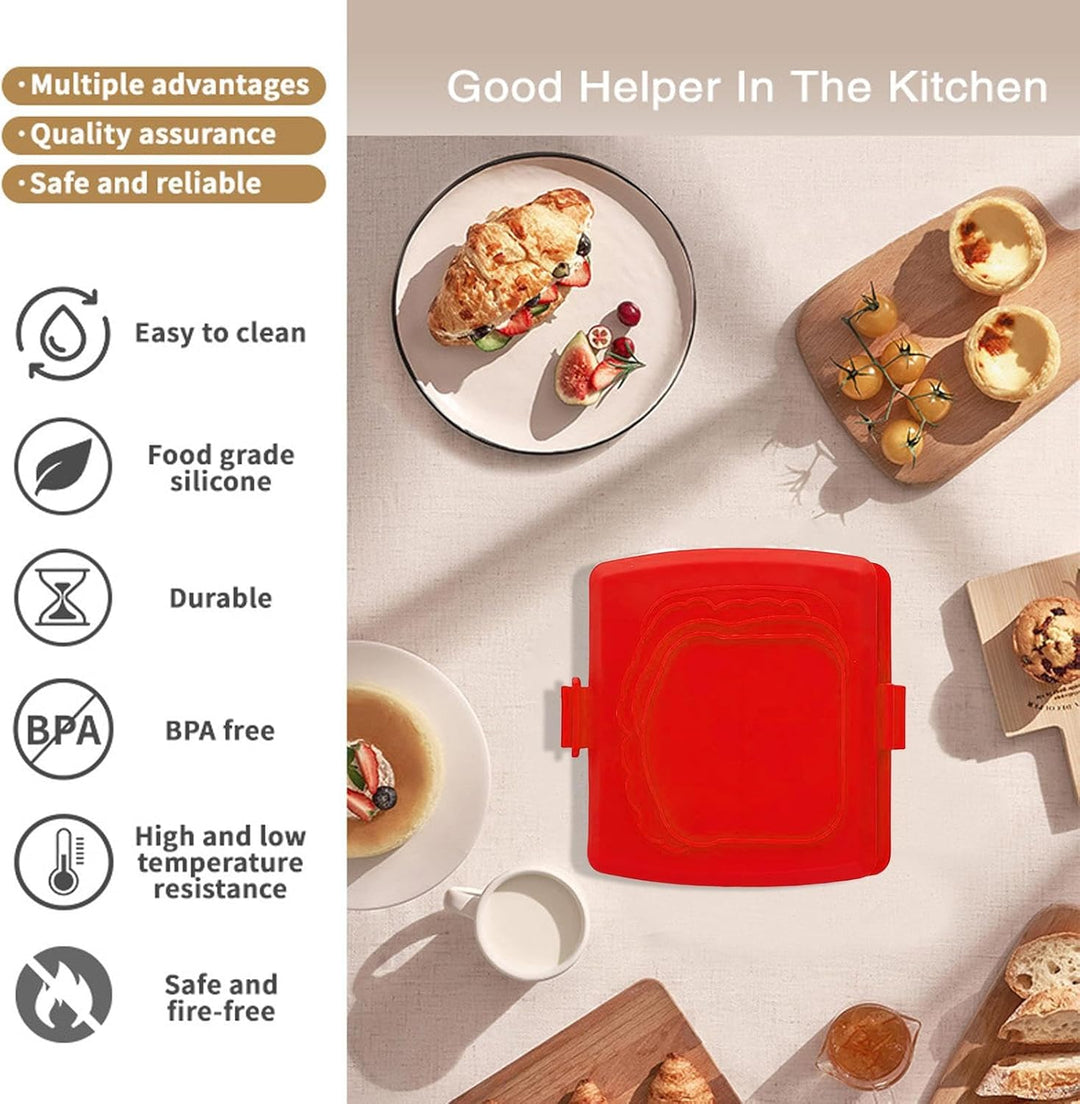 Sandwich Maker Press, tragbare Non -Stick -Küchengeräte | Grill Cheese Maker Sandwich Toaster Presse