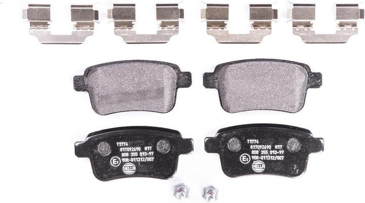 HELLA PAGID 8DB 355 013-971 Bremsbelagsatz - T1774 - Dicke/Stärke: 15.3mm - Bremssystem: TRW - nicht