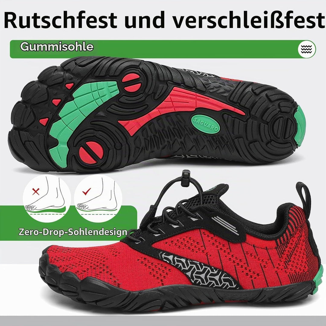 SAGUARO Herren Damen Barfussschuhe Wanderschuhe Traillaufschuhe Minimalistische Outdoor Wassersports