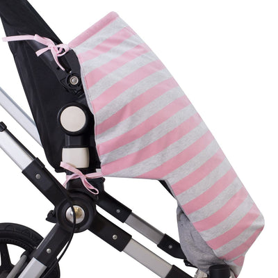 JYOKO KIDS Universal Baby Fusssack Kinderwagen (PINK ISLAND, Baumwolle)