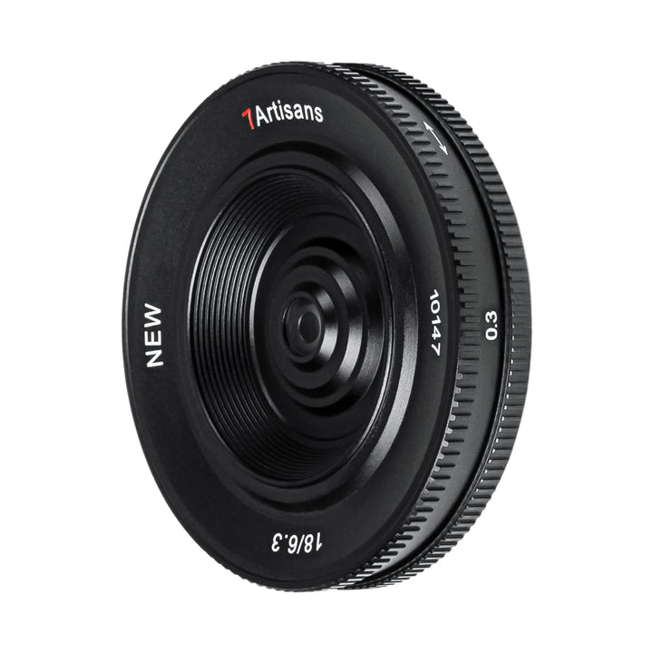 7artisans 18 mm F6.3 MFT M4/3 Objektiv, ultradünn, APS-C Prime Kompaktkamera, spiegellos, für Panaso